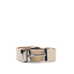 Cintura donna 27mc beige saffiano