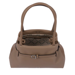 Borsa a tracolla da donna 053g 01 cappuccino