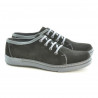 Scarpe casual / sportive uomo 722 nero velluto+grigio