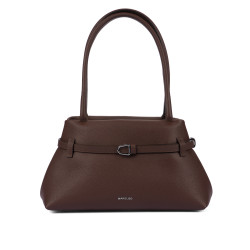 Borsa da donna a tracolla 053g 01 testa di moro