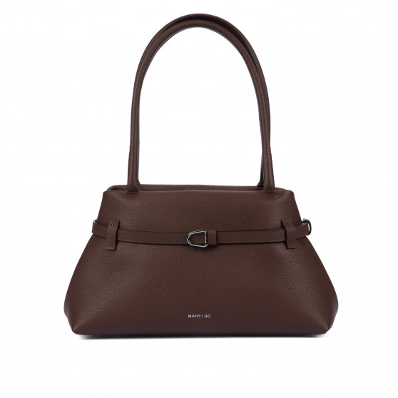 Borsa da donna a tracolla 053g 01 testa di moro
