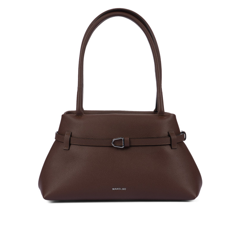 Borsa da donna a tracolla 053g 01 testa di moro