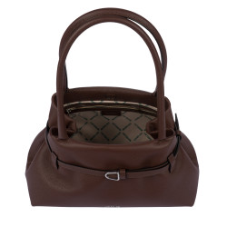 Borsa da donna a tracolla 053g 01 testa di moro