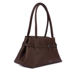 Borsa da donna a tracolla 053g 01 testa di moro