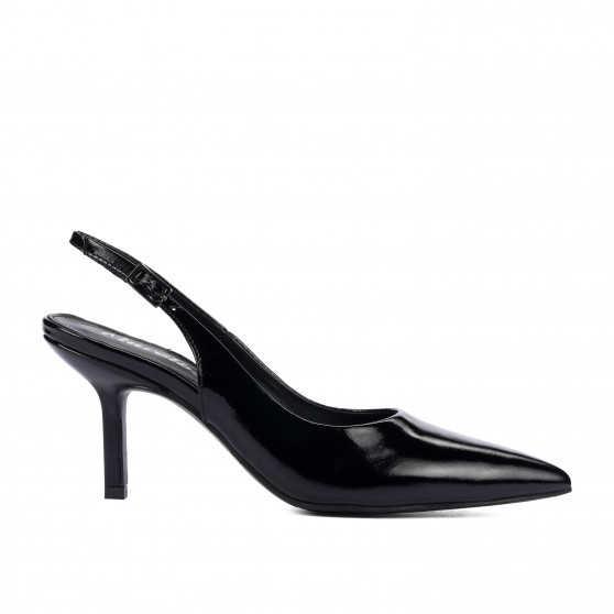 Sandali donna 1328 vernice nera