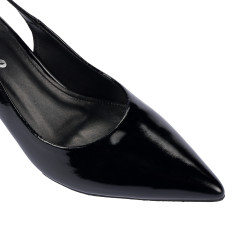 Sandali donna 1328 vernice nera