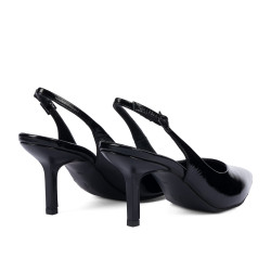 Sandali donna 1328 vernice nera