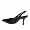Sandali donna 1328 vernice nera
