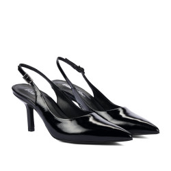 Sandali donna 1328 vernice nera