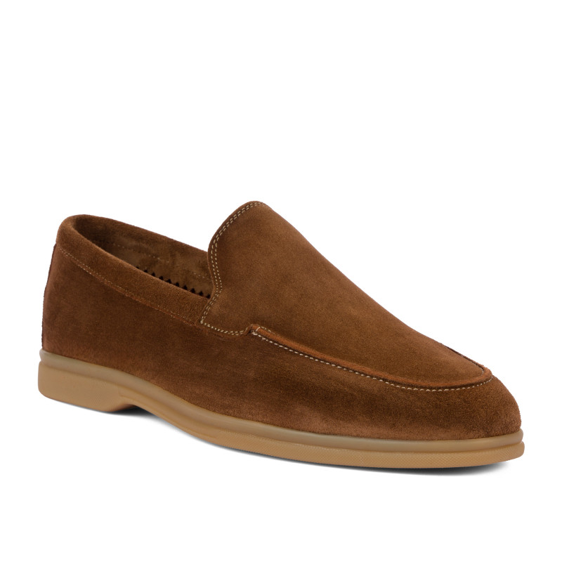 Mocassini uomo 980 marrone velour