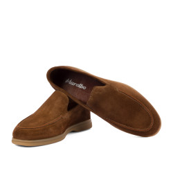 Mocassini uomo 980 marrone velour