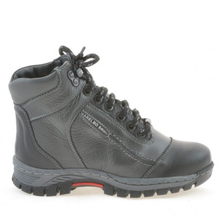 Stivaletti bambini 3219 nero+grigio