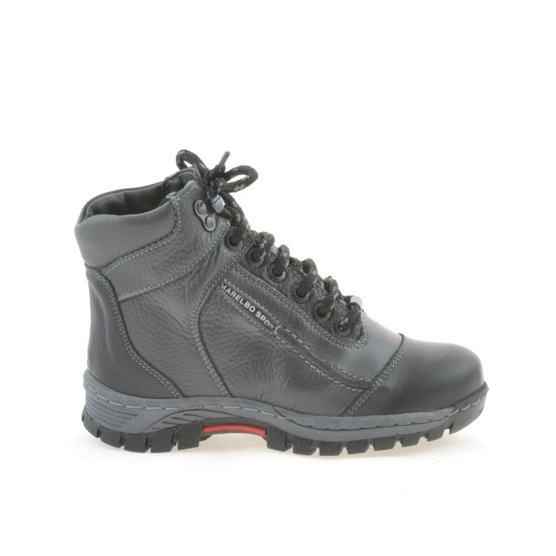 Stivaletti bambini 3219 nero+grigio
