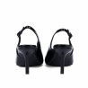 Sandali donna 1328 vernice nera