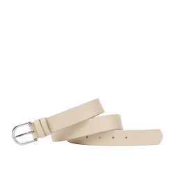 Cintura donna 43-1m beige saffiano