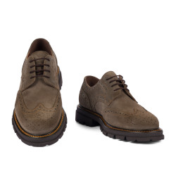 Scarpe casual uomo 989 sabbia velour