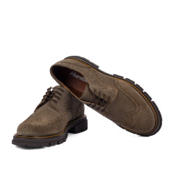 Scarpe casual uomo 989 sabbia velour