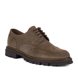 Scarpe casual uomo 989 sabbia velour