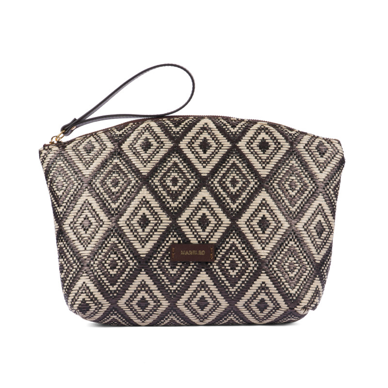 Borsa donna a mano 213g rafia cacao