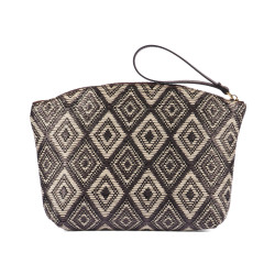 Borsa donna a mano 213g rafia cacao