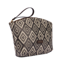 Borsa donna a mano 213g rafia cacao