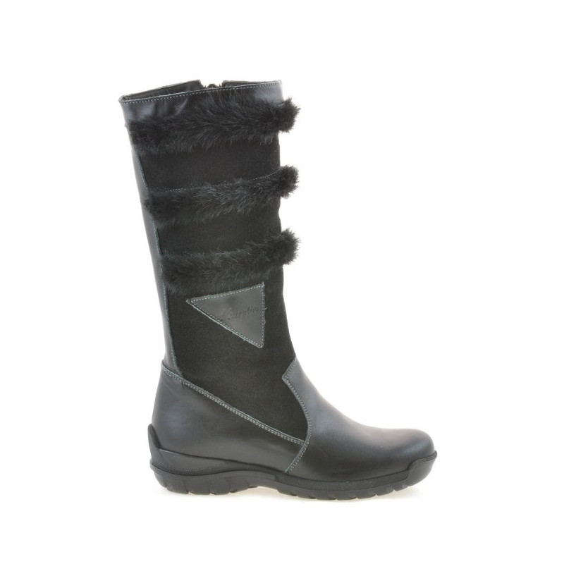 Stivali per bambini 3205 nero combinato