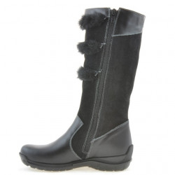 Stivali per bambini 3205 nero combinato
