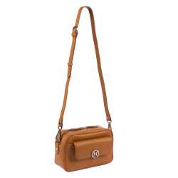 Borsa a tracolla donna 014g 01 biz caramello