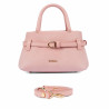 Borsa donna a mano 056g camoscio baby pink
