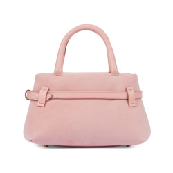 Borsa donna a mano 056g camoscio baby pink