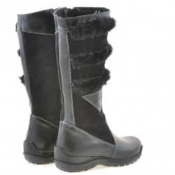 Stivali per bambini 3205 nero combinato