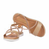Sandali per bambini 541 beige combinato