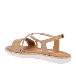Sandali per bambini 541 beige combinato