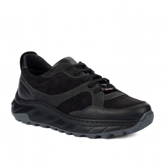 Scarpe casual/sport uomo 996 nero velluto combinato