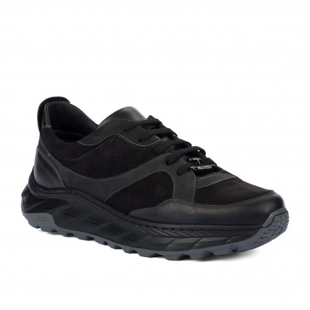 Scarpe casual/sport uomo 996 nero velluto combinato