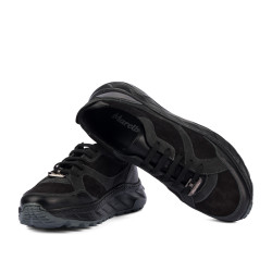Scarpe casual/sport uomo 996 nero velluto combinato