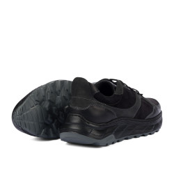 Scarpe casual/sport uomo 996 nero velluto combinato