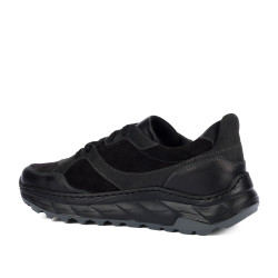 Scarpe casual/sport uomo 996 nero velluto combinato
