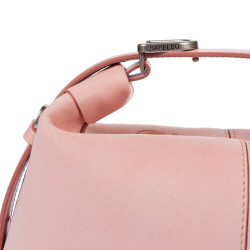 Borsa donna a mano 037-1g 01 camoscio baby pink