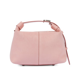 Borsa donna a mano 037-1g 01 camoscio baby pink