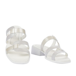 Sandali donna 5130 bianco perlato