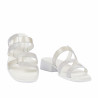 Sandali donna 5130 bianco perlato