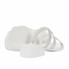 Sandali donna 5130 bianco perlato