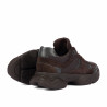 Scarpe sportive da donna 6102 cioccolato combinato