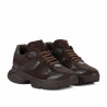 Scarpe sportive da donna 6102 cioccolato combinato