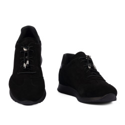 Scarpe sportive donna 6104 bufalo nero combinato