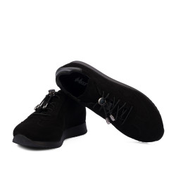 Scarpe sportive donna 6104 bufalo nero combinato