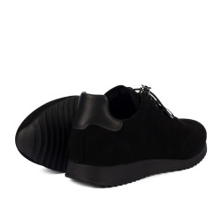 Scarpe sportive donna 6104 bufalo nero combinato