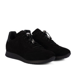 Scarpe sportive donna 6104 bufalo nero combinato
