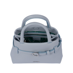 Borsa da donna a mano 056g 01 blu